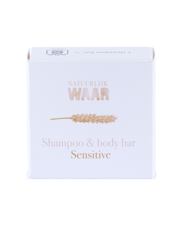 shampoo & body bar sensitive NatuurlijkWAAR