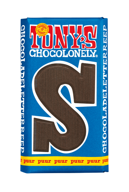 Chocoladeletter S Tony's Chocolonely fair trade S
