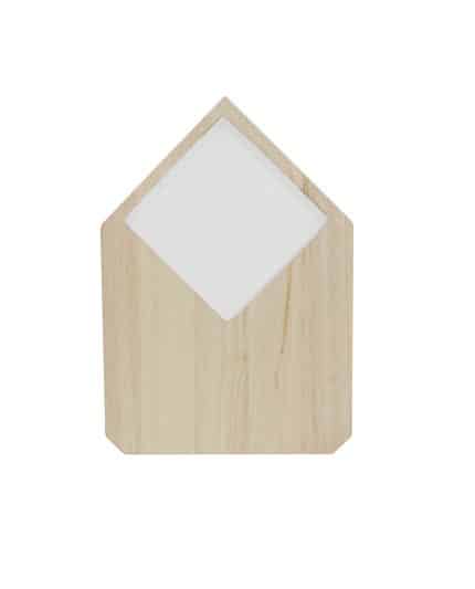 Serveerplank hout huis wit ECO Design fair trade