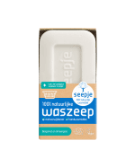 De vaste waszeep van Seepje is een plasticvrije vlekkenzeep die ook perfect is voor handwas.