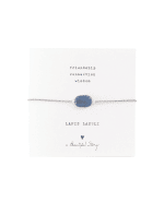 Gemstone card met lapis lazuli van A Beautiful Story, geef een symbolisch sieraad cadeau.