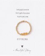 Beauty Citrine ring A Beautiful Story is een fair fashion ring met edelsteentjes.