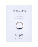 edelsteen ring Zwarte Onyx van MooiWAAR x A Beautiful Story