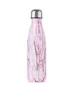 thermosfles design roze van IZY Bottles vooraanzicht